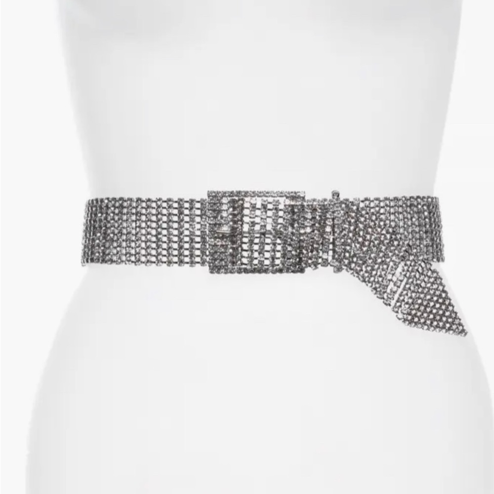 B-Low The Belt Farah Rhinestone Belt o/s